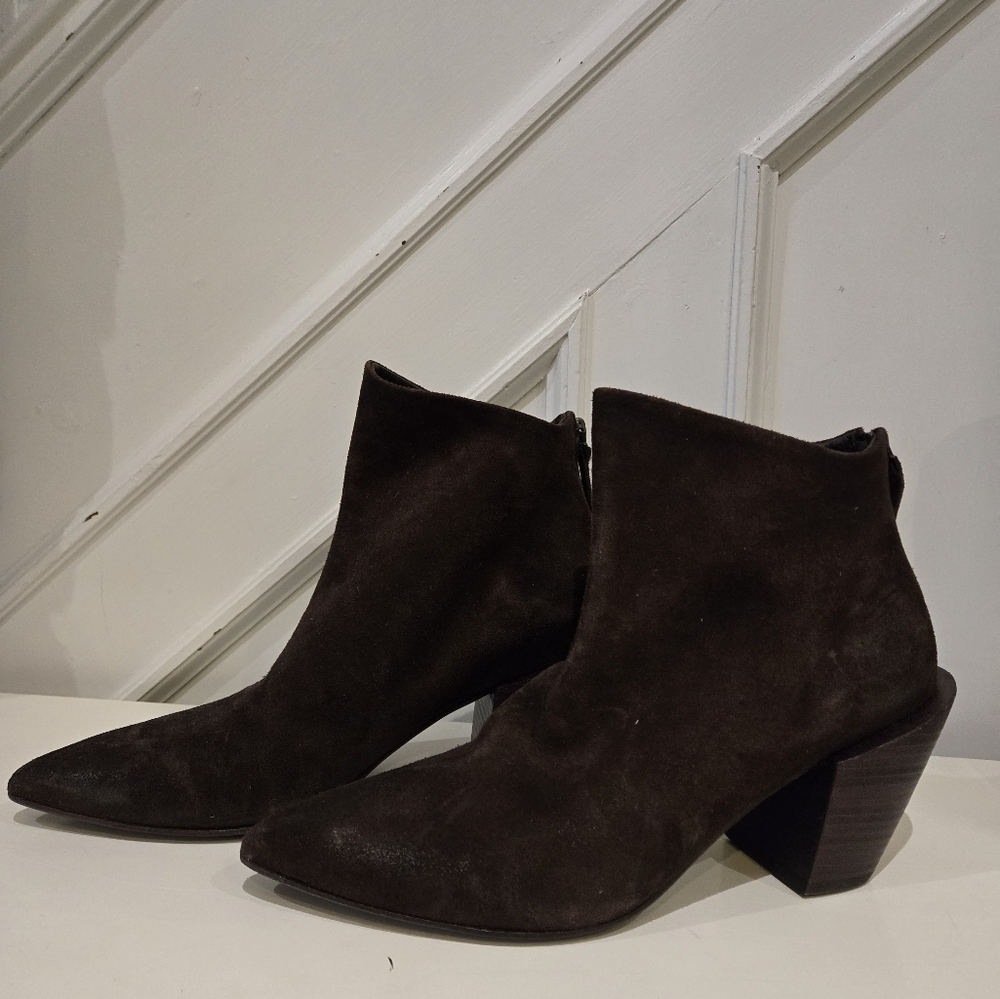 Marsell Brown Suede Ankle Boot Size 40